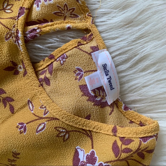 Yellow printed blouse - Picture 2 of 6